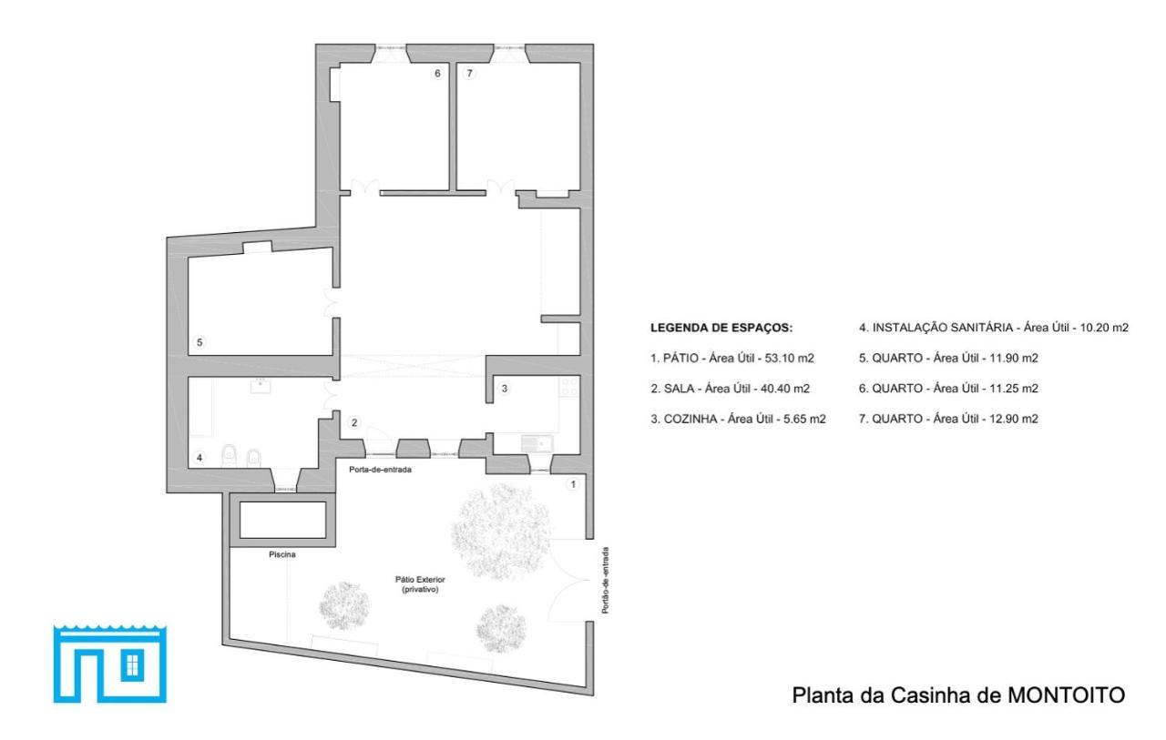 Casinha De Montoito Villa Bagian luar foto